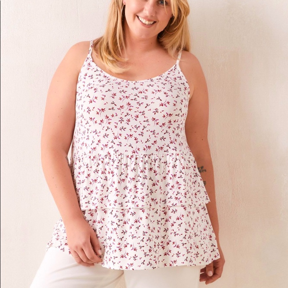 Pennington’s Printed Sleeveless Tiered Top - In Every Story